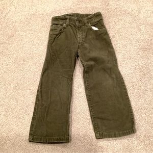 Baby Gap Olive Green corduroy pants 4T